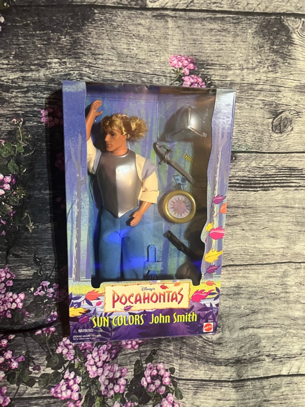 Vintage 1995 Pocahontas Sun Colors “John Smith” Doll. New in Box